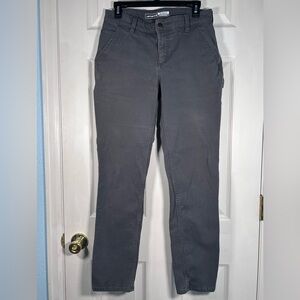 Women’s 6 Carhartt Relaxed Fit Gray cargo pants